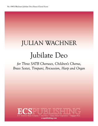Jubilate Deo (Choral Score)