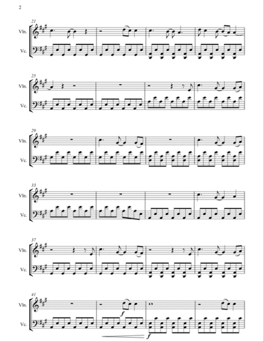 Chasing Cars Score and Parts scores gallery preview page 3