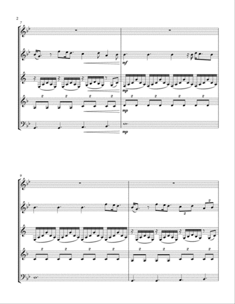 A Thousand Years A Thousand Years Woodwind Quintet scores gallery preview page 2