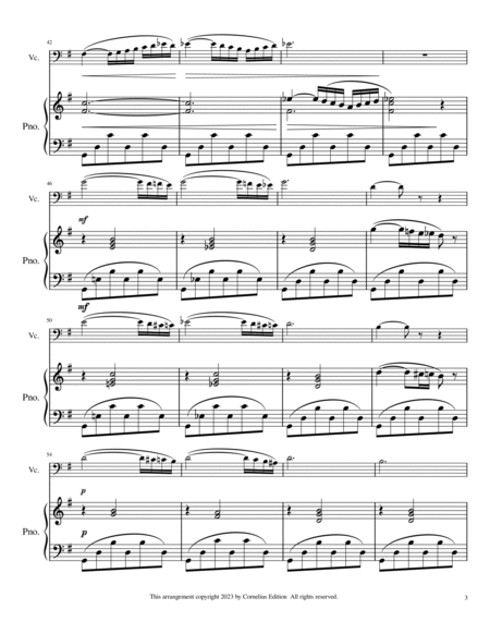 Song of India from Sadko arr. for Cello and Piano