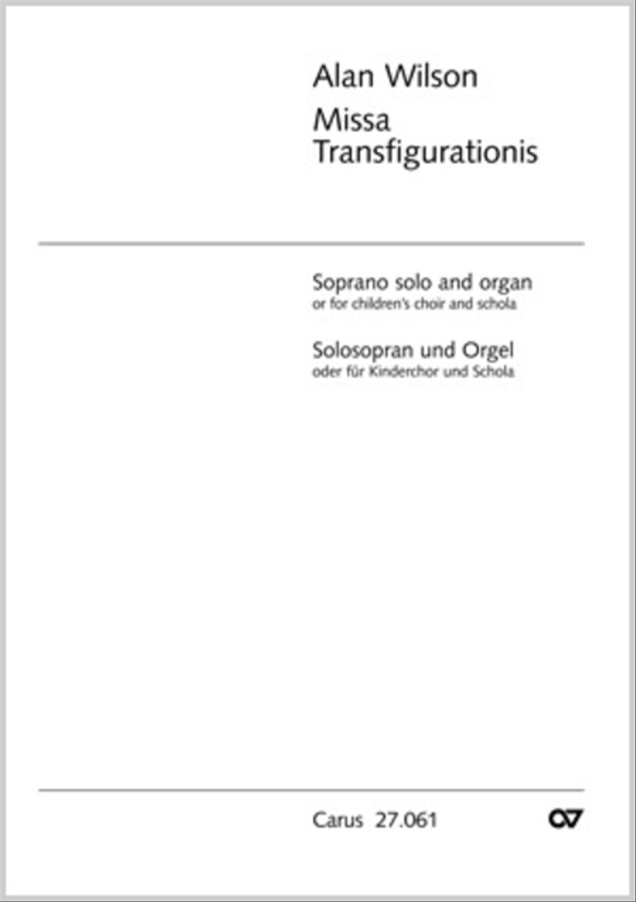 Missa Transfigurationis Missa Transfigurationis Women's Choir scores gallery preview page 1