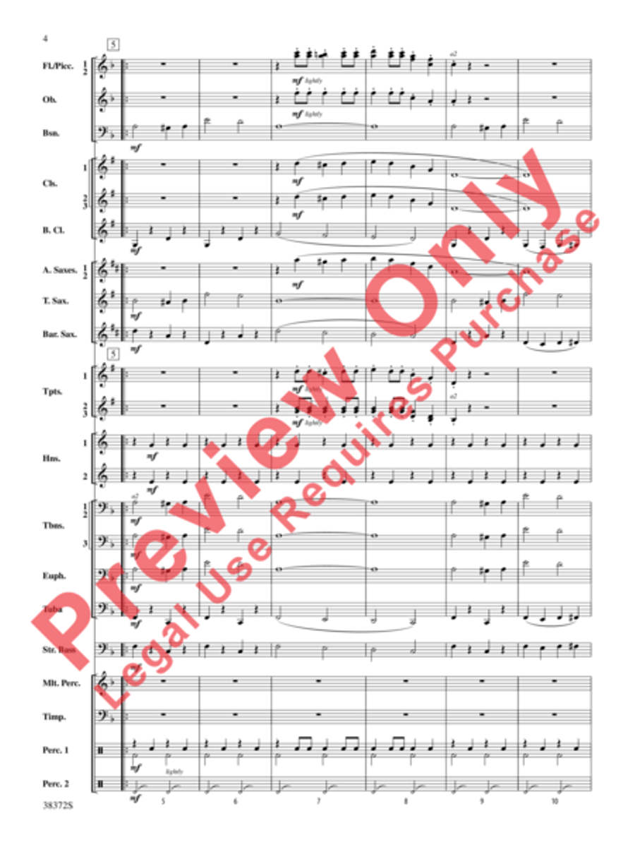 Con Brio Concert Band scores gallery preview page 5