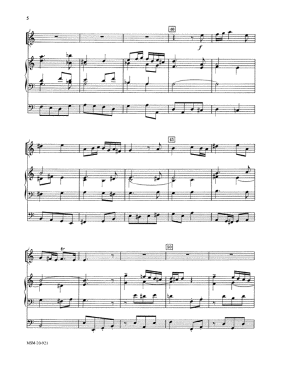 Three Trumpet Tunes for Solo Trumpet and Organ Trumpet Solo scores gallery preview page 4