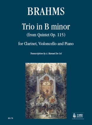 Book cover for Trio in B Minor (from Quintet Op. 115) for Clarinet, Violoncello and Piano