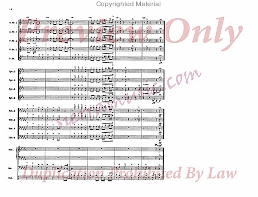 Shadrack Big Band scores gallery preview page 17