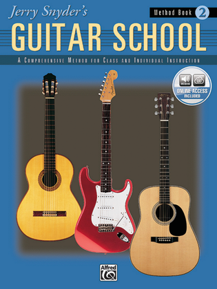 Book cover for Jerry Snyder's Guitar School, Method Book, Book 2