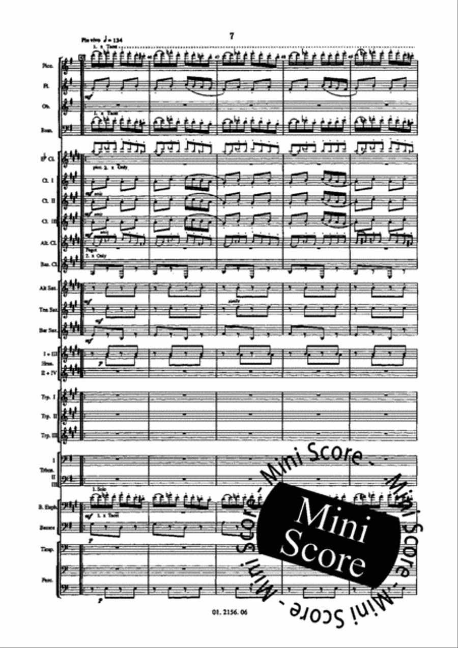The Rakes Of Mellow Concert Band scores gallery preview page 11