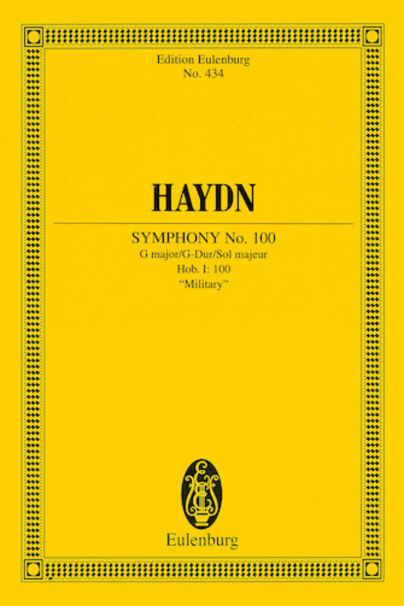 Symphony No. 100 in G Major, Hob.I:100 “Military”