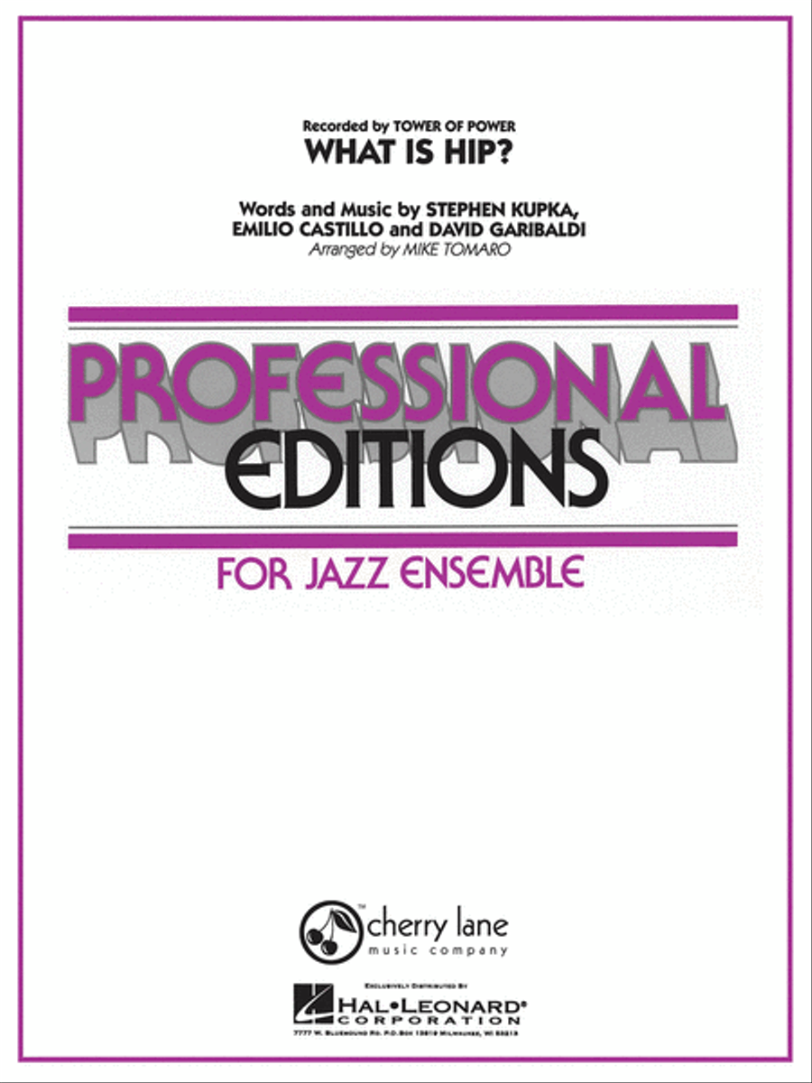 What Is Hip Jazz Ensemble scores gallery preview page 1