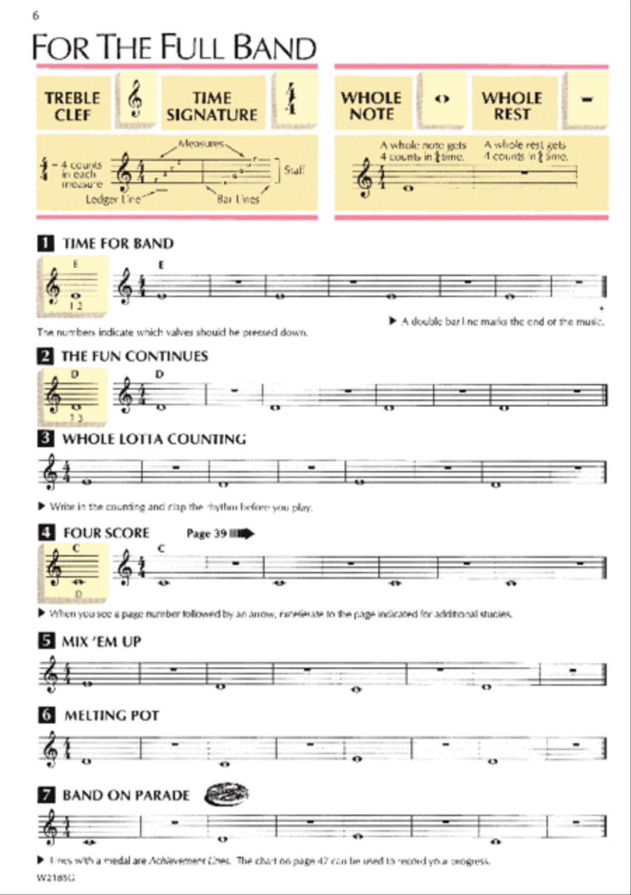 Standard of Excellence Book 1, Tuba T.C. Concert Band Methods scores gallery preview page 2
