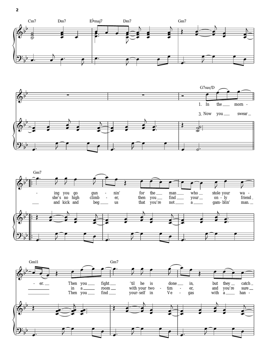Do It Again Piano, Vocal scores gallery preview page 2