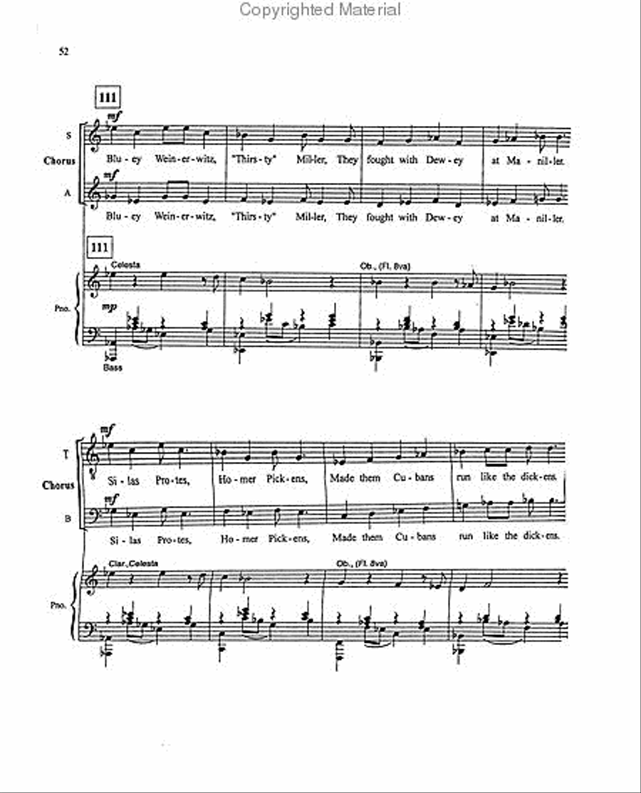 The Golden Apple Piano, Vocal, Guitar scores gallery preview page 3