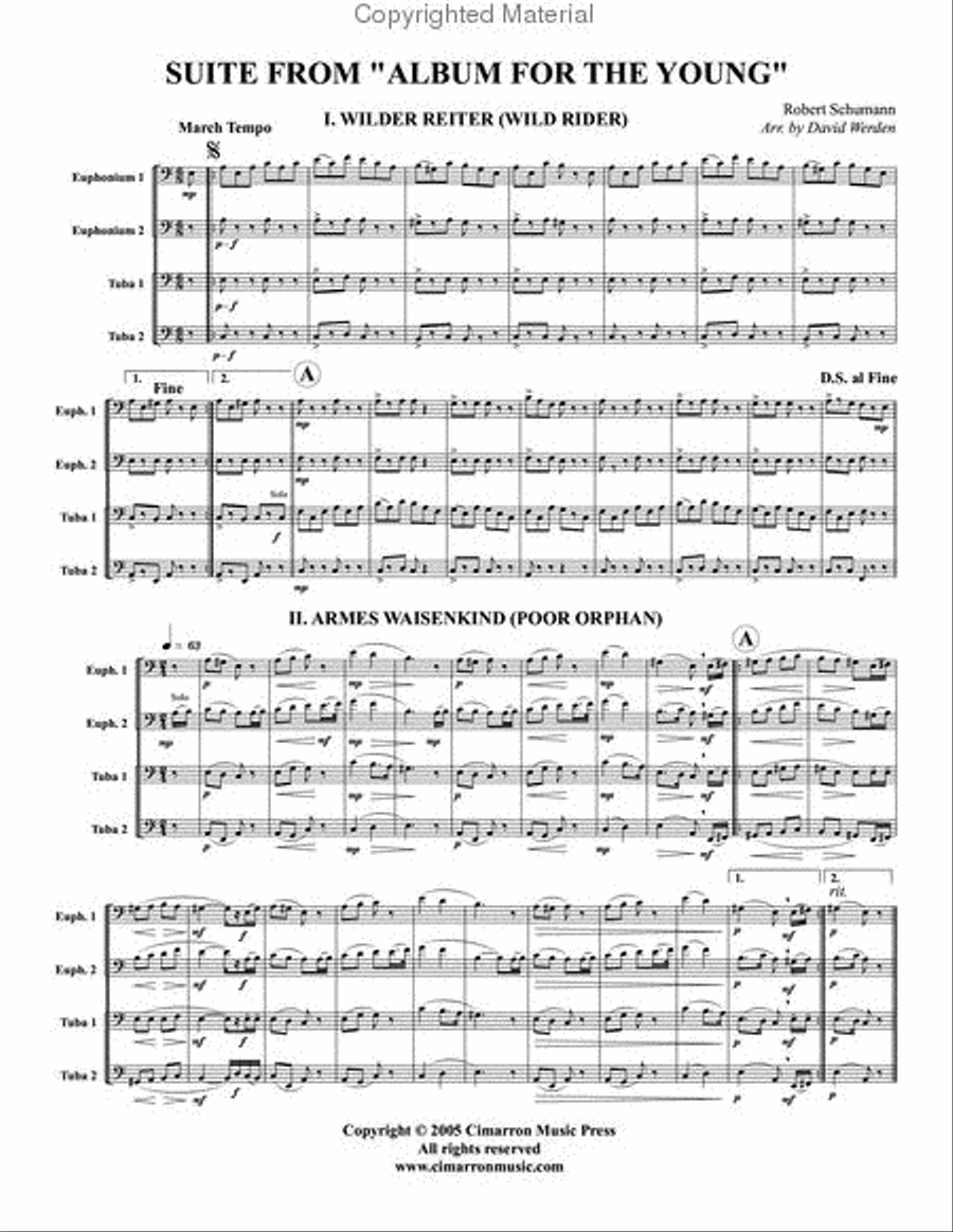 Suite from Album for the Young EETT scores gallery preview page 2