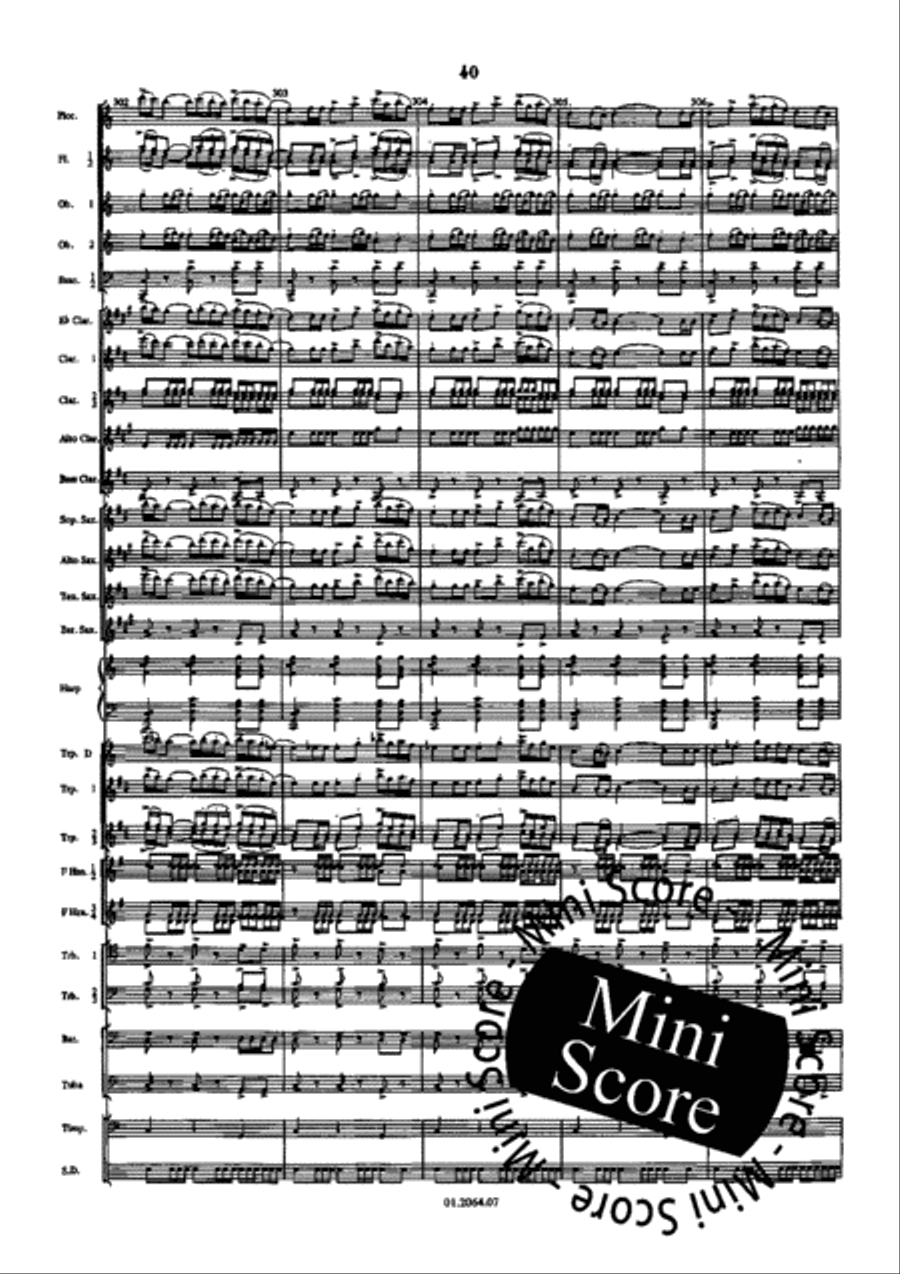 Bolero Concert Band scores gallery preview page 44