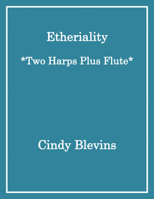Book cover for Etheriality, for Two Harps Plus Flute