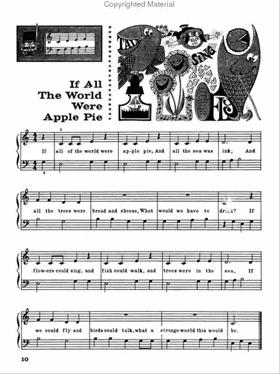 Alfred d'Auberge Piano Course Recital Book, Book 1 Piano Method scores gallery preview page 4
