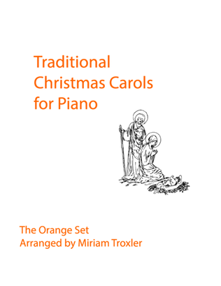 Book cover for Traditional Christmas Carols for Piano: Orange Set