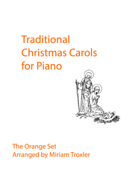 Traditional Christmas Carols for Piano: Orange Set
