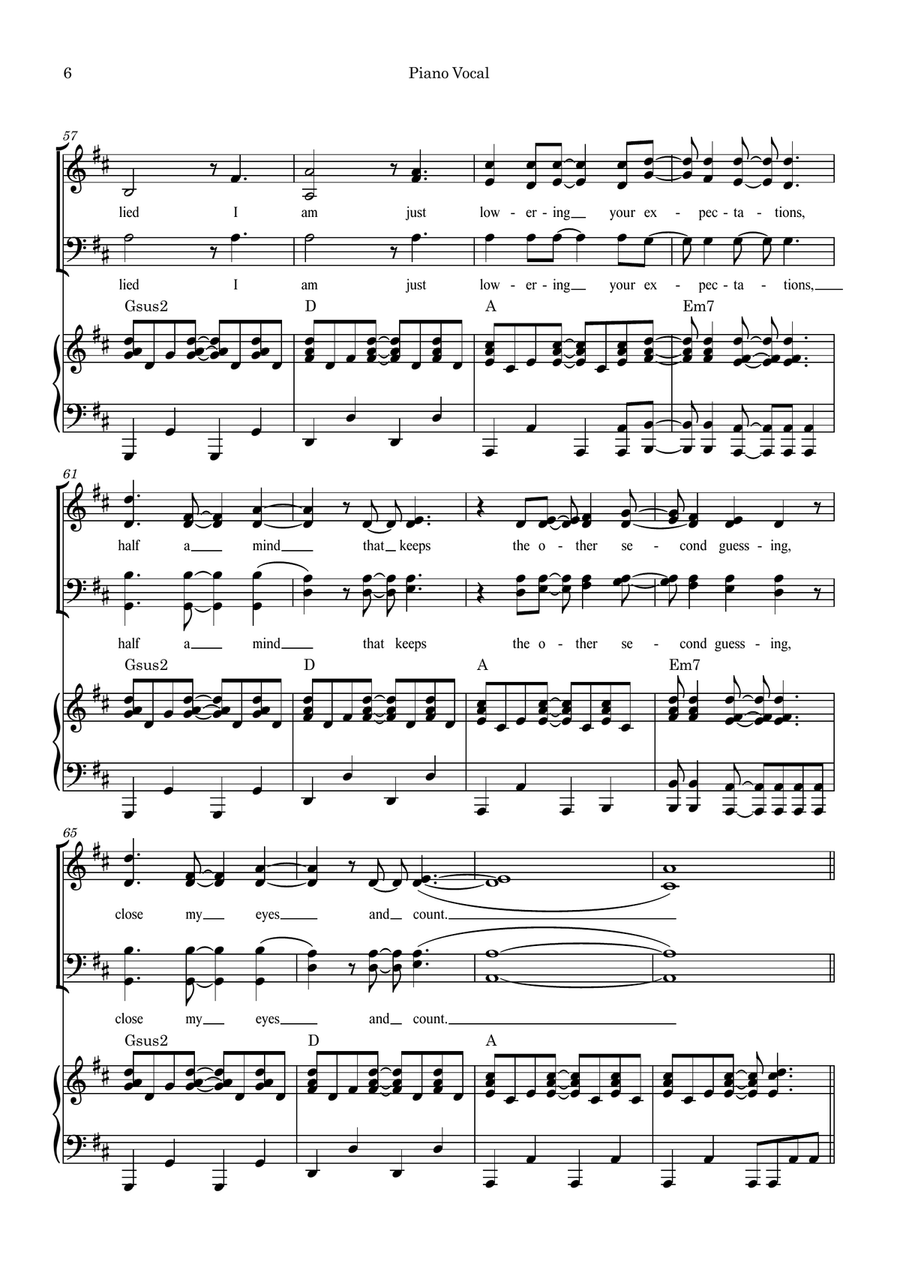 Not Strong Enough Divisi scores gallery preview page 6