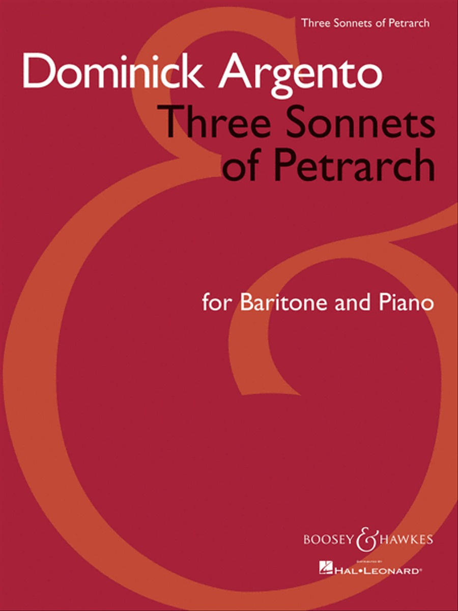 Three Sonnets of Petrarch Voice Solo scores gallery preview page 1