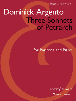 Book cover for Three Sonnets of Petrarch