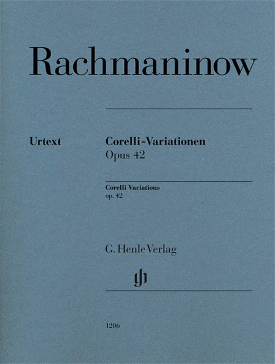 Corelli Variations Op. 42 Piano Solo scores gallery preview page 1