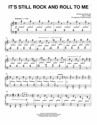 Book cover for It's Still Rock And Roll To Me [Classical version] (arr. Phillip Keveren)