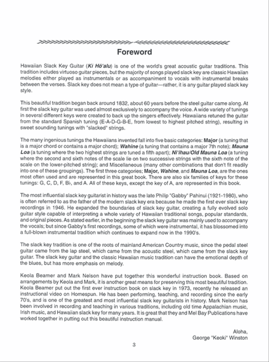 Learn to Play Hawaiian Slack-Key Guitar Guitar scores gallery preview page 5