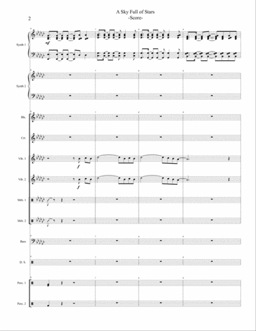 A Sky Full Of Stars School and Community scores gallery preview page 2