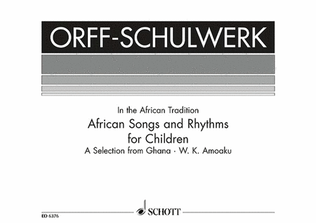 Book cover for African Songs and Rhythms for Children