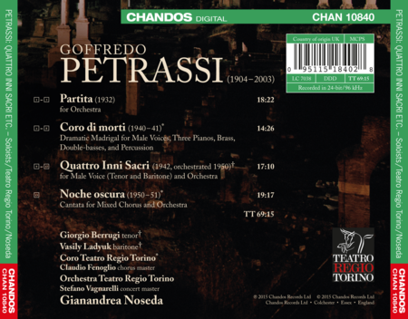 Choral and Orchestral Works
