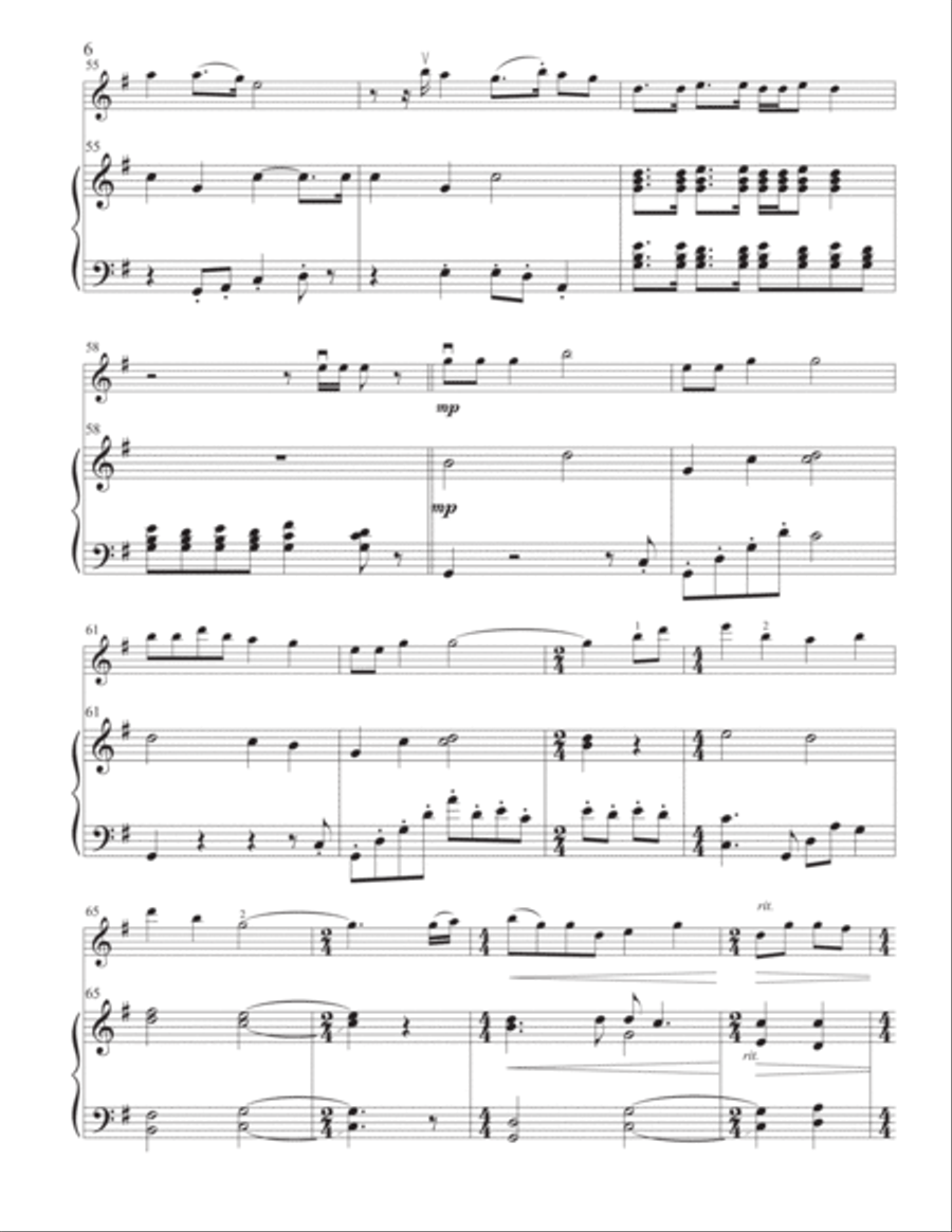 Little Women Theme Violin Solo scores gallery preview page 6