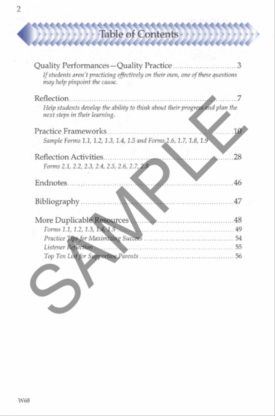 Maximizing Student Performance: Practice and Reflection in Band and Orchestra Concert Band Methods scores gallery preview page 2