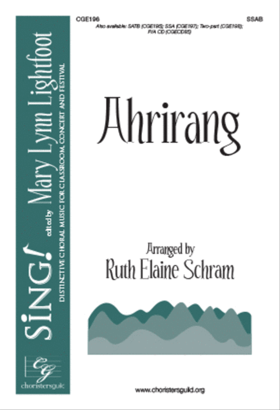 Ahrirang (SSAB) Ahrirang (SSAB) 3-Part scores gallery preview page 1