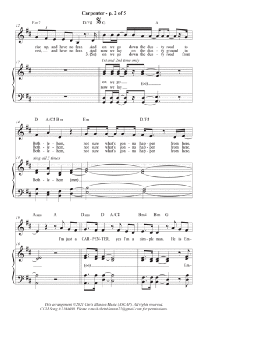 Carpenter 4-Part scores gallery preview page 2