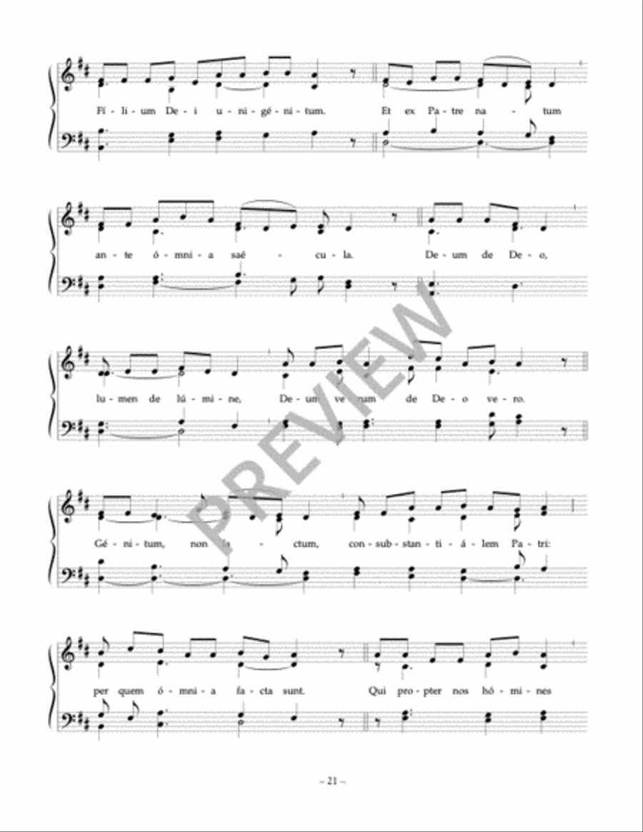 Latin Gregorian Chant Mass Accompaniment Mass scores gallery preview page 4