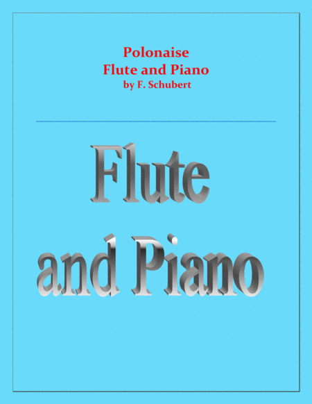 Polonaise - F. Schubert - For Flute and Piano - Intermediate image number null