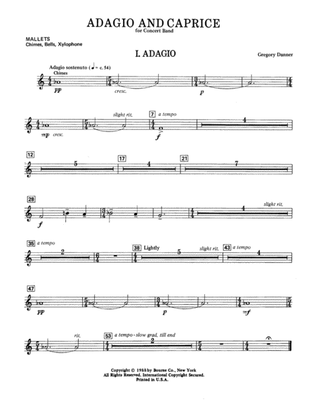 Adagio and Caprice - Mallet Percussion