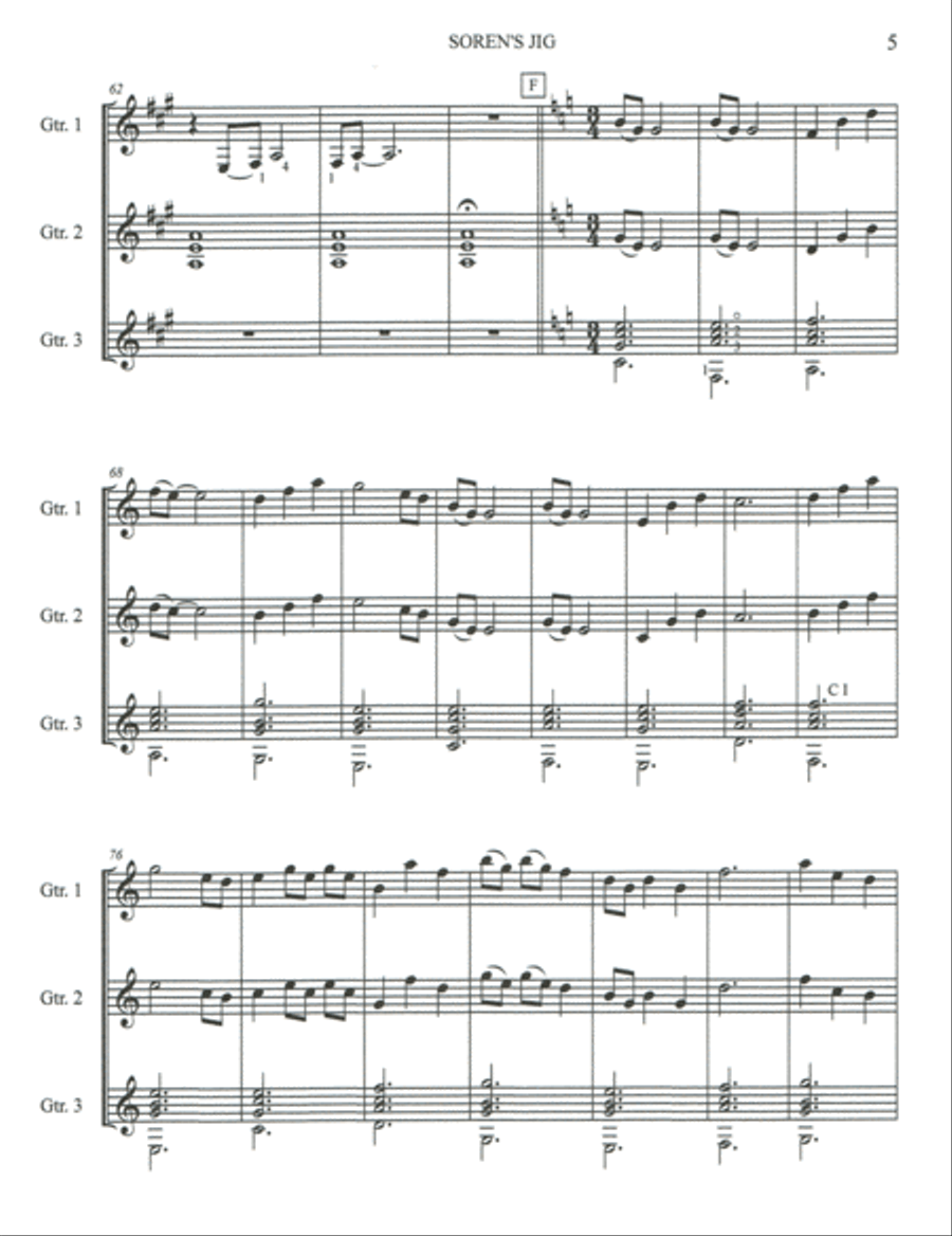 Soren's Jig Small Ensemble scores gallery preview page 6