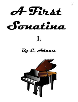 Book cover for A First Sonatina - 1st Movement