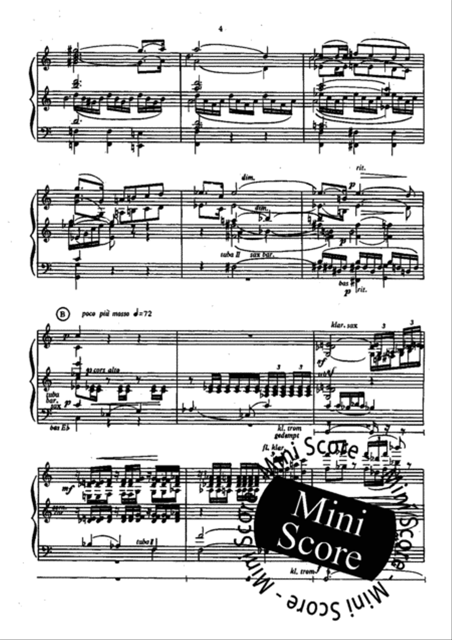 Cyrano de Bergerac Concert Band scores gallery preview page 8