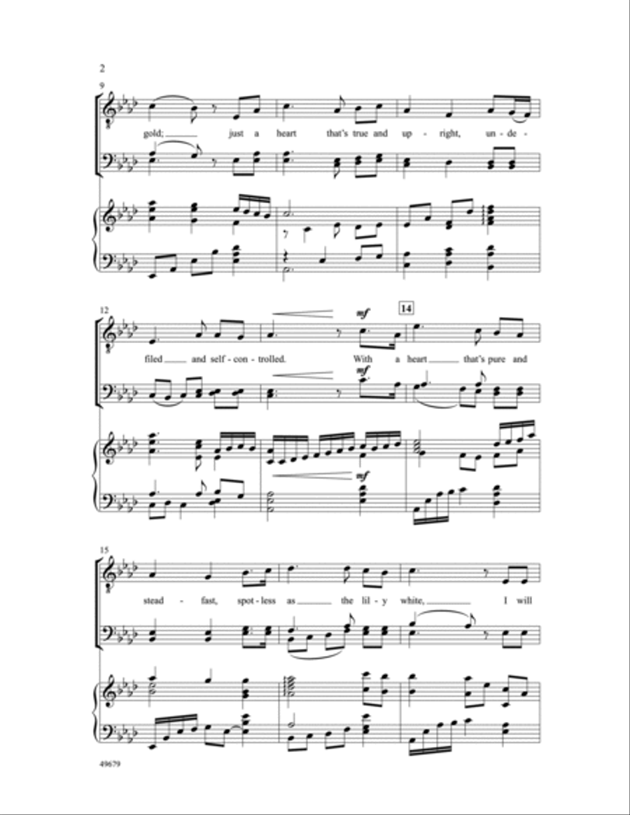 A Pure Heart Choir scores gallery preview page 2