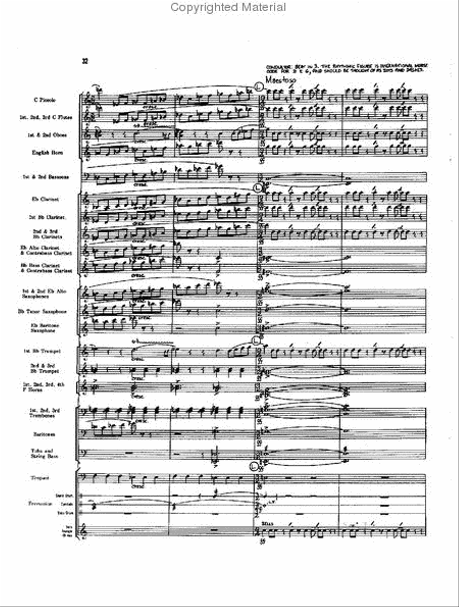 Caccia and Chorale Concert Band scores gallery preview page 31