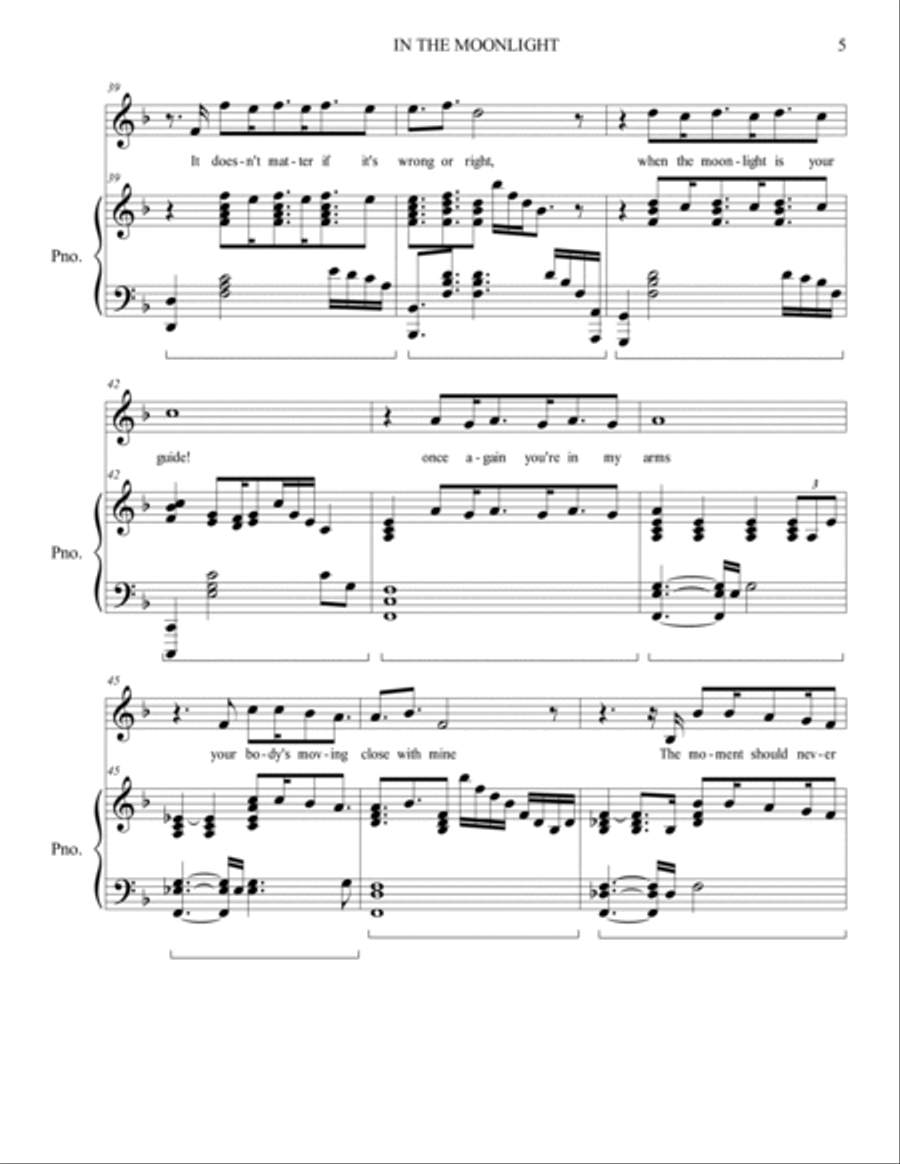 In The Moonlight Voice scores gallery preview page 5