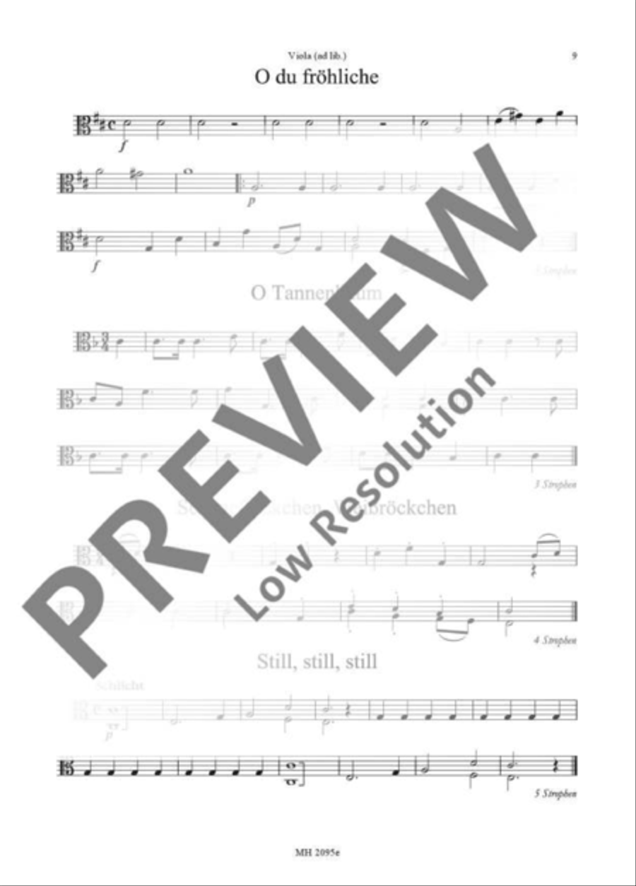 Christmas Carols Christmas Carols Part scores gallery preview page 10