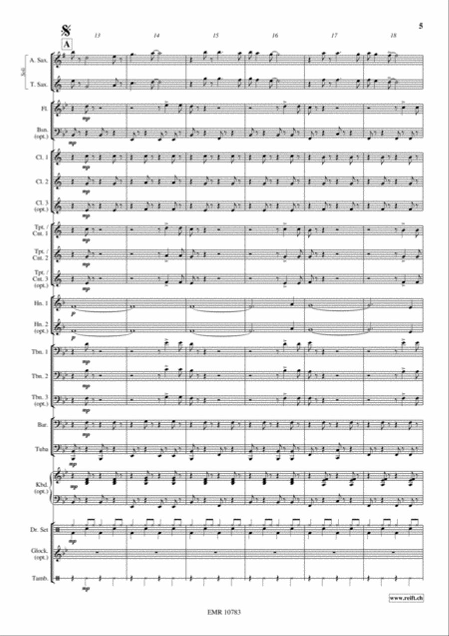 Down By The Riverside Concert Band scores gallery preview page 6