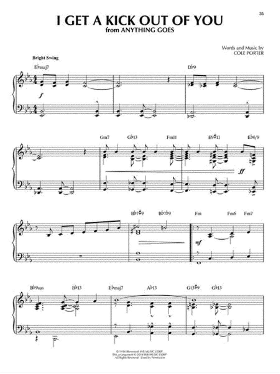 Cole Porter Piano Solo scores gallery preview page 4