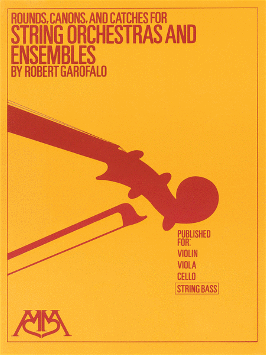 Rounds, Canons & Catches for String Orchestra & Ensembles String Orchestra scores gallery preview page 1