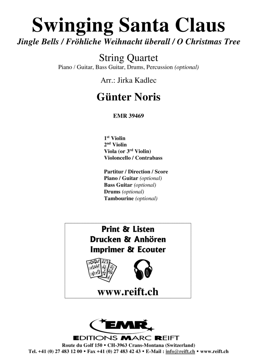 Swinging Santa Claus Swinging Santa Claus Cello scores gallery preview page 1