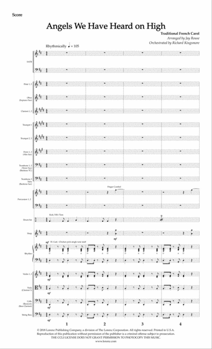 Behold, a Savior! - CD with Printable Parts Choir scores gallery preview page 24